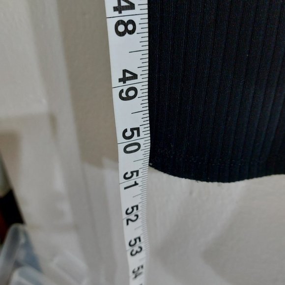 Bar III Short Sleeve Long Flattering Dress Soft Comfortable Black Size MEDIUM - Picture 11 of 12